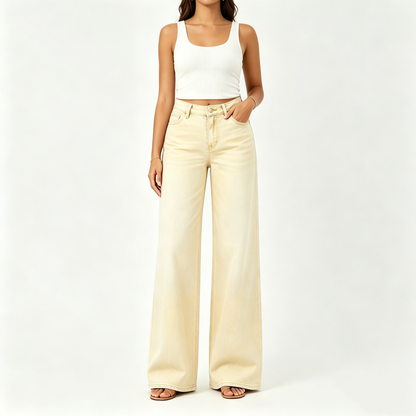 【🔥Autumn Sale】Rise Baggy Stretchy Wide Leg Jeans