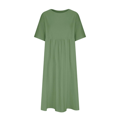 🔥 Women's Casual Cotton-Linen Dress — Lightweight and breathable, exuding effortless style