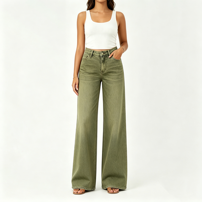 【🔥Autumn Sale】Rise Baggy Stretchy Wide Leg Jeans