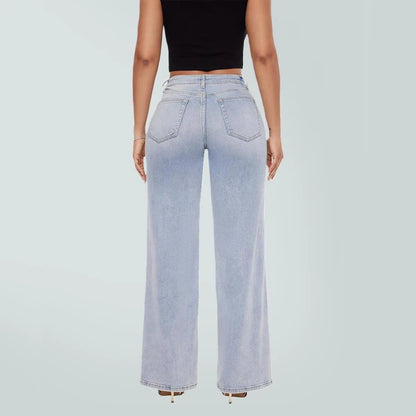 【🔥Autumn Sale】Rise Baggy Stretchy Wide Leg Jeans